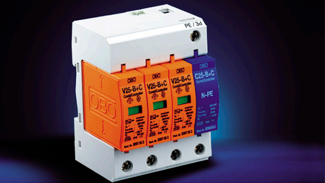 德國OBO V25-B+C3+NPE電源防雷器【光束防雷】